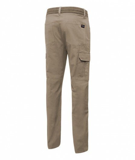 KingGee Mens Rib Comfy Waist Pant Tough Waistband Work Safety Drawstring K13005 - Land to Coast