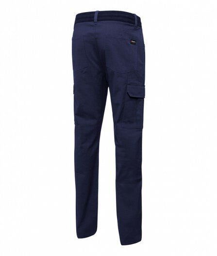 KingGee Mens Rib Comfy Waist Pant Tough Waistband Work Safety Drawstring K13005 - Land to Coast