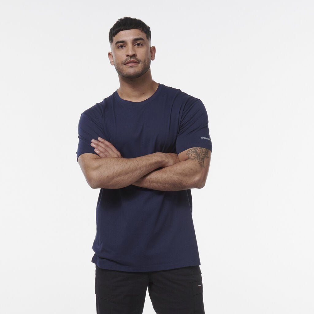 KingGee Mens Safety Originals Crew Neck Comfy Regular fit Cotton T Shirt K14034 - Land to Coast