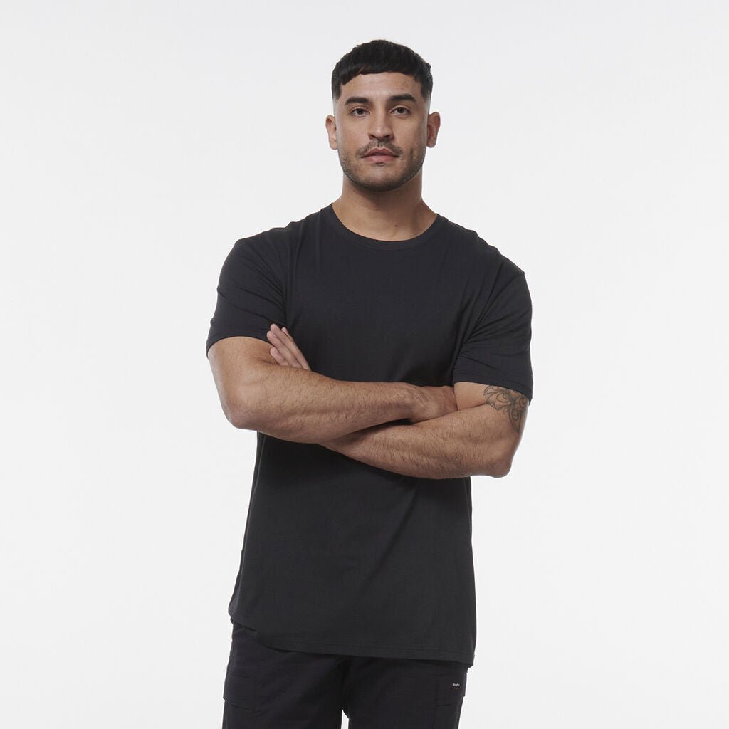 KingGee Mens Safety Originals Crew Neck Comfy Regular fit Cotton T Shirt K14034 - Land to Coast