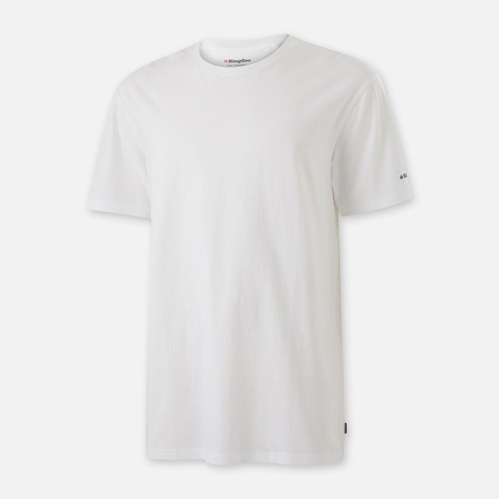 KingGee Mens Safety Originals Crew Neck Comfy Regular fit Cotton T Shirt K14034 - Land to Coast