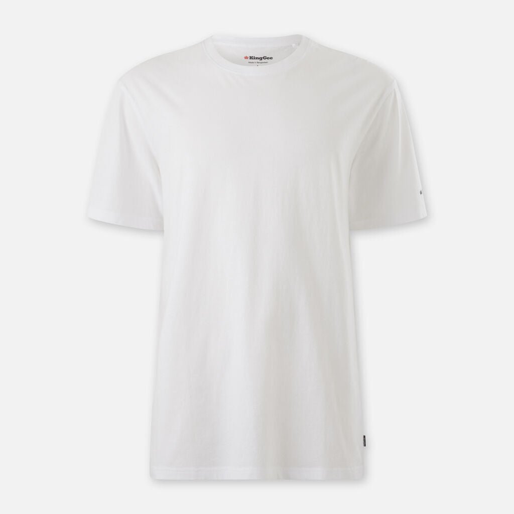 KingGee Mens Safety Originals Crew Neck Comfy Regular fit Cotton T Shirt K14034 - Land to Coast