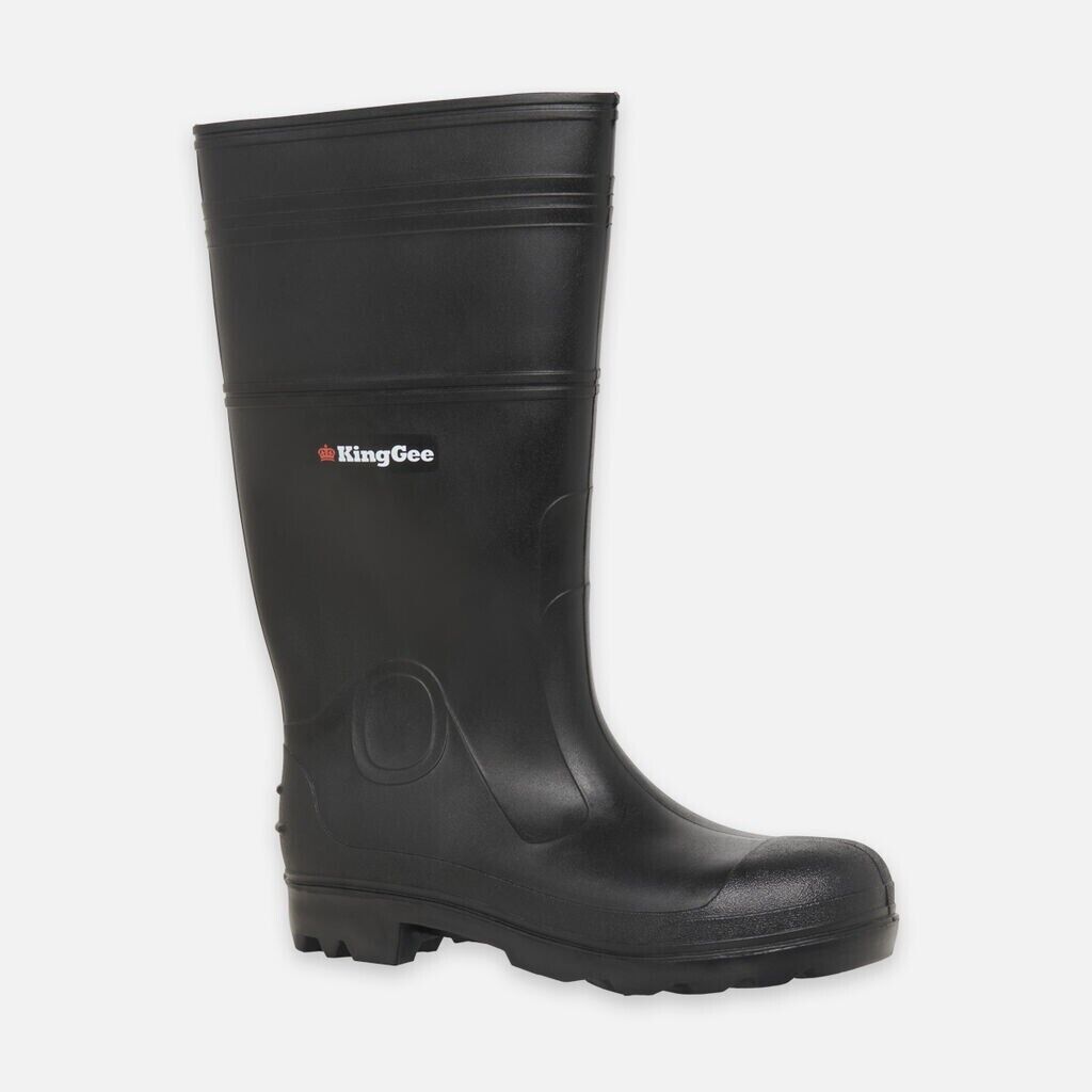 KINGGEE Mens Sludge Waterproof Oil Resistant Wide Fit Non Safety Gumboot K29007 - Land to Coast