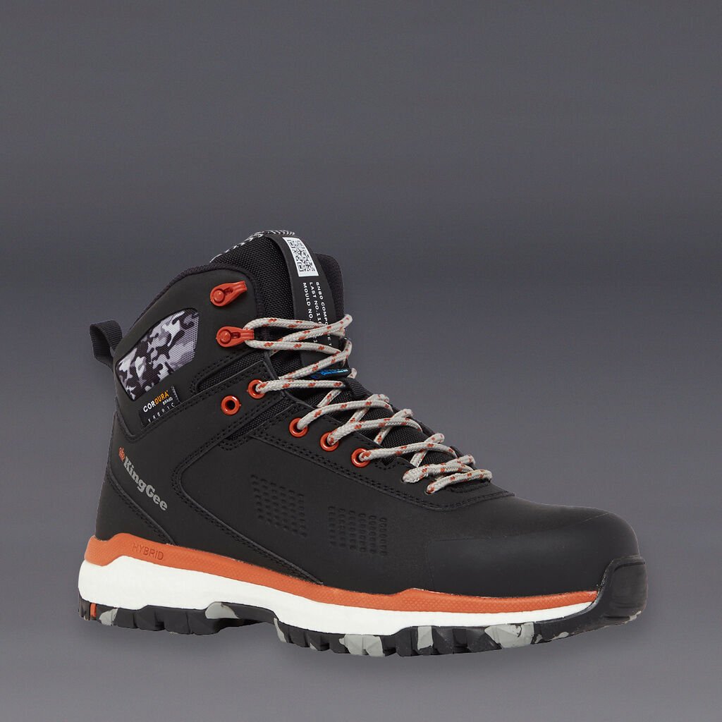 KingGee Mens Terra Firma Hybrid Safety Microfiber Work Boots Light Weight K27951 - Land to Coast