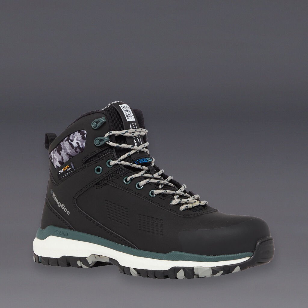 KingGee Mens Terra Firma Hybrid Safety Microfiber Work Boots Light Weight K27952 - Land to Coast