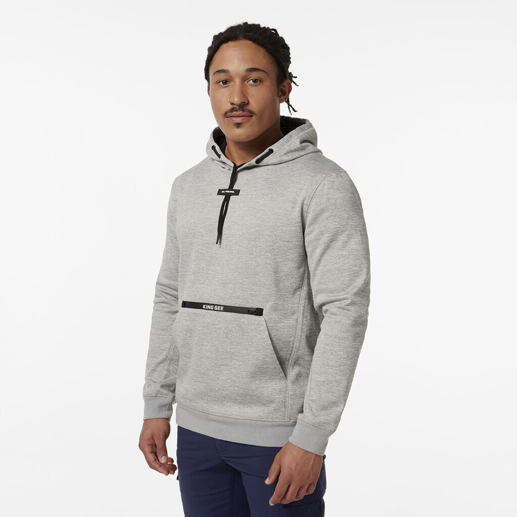KingGee Mens Trademark Durable Water Repellent Comfy Tech Hoodie K15014 - Land to Coast