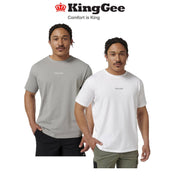 KINGGEE Mens Trademark Graphic Print Crew Neck Tee AUS Cotton Tshirt K14009 - Land to Coast