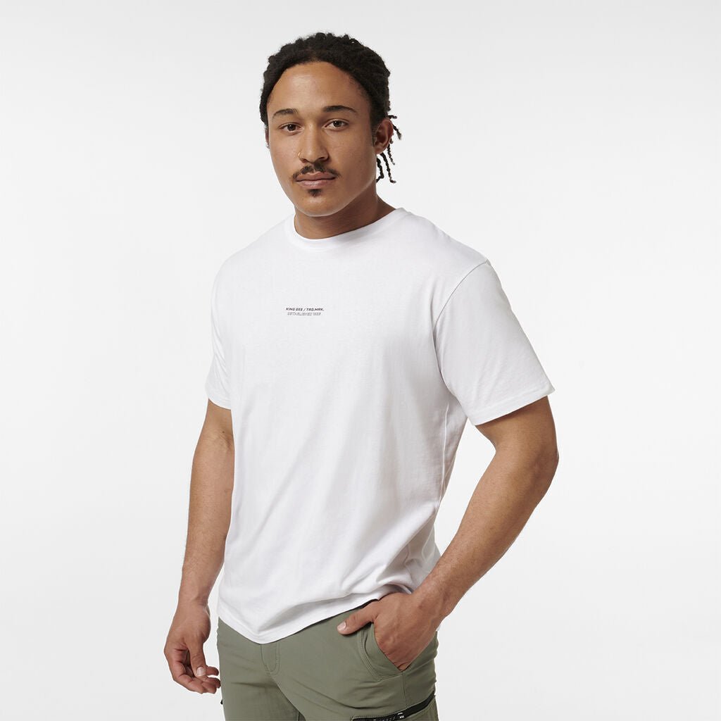 KINGGEE Mens Trademark Graphic Print Crew Neck Tee AUS Cotton Tshirt K14009 - Land to Coast
