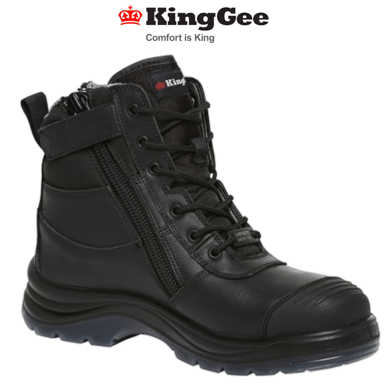 KingGee Mens Tradie 6CZ EH Electrical Hazard Protect Work Safety Boots K27155 - Land to Coast