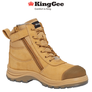 KingGee Mens Tradie 6Z EH Electrical Hazard Protect Work Safety Boots K27105 - Land to Coast