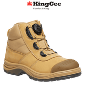 KingGee Mens Tradie Boa Work Safety Boots Slip Resistance Comfortable K27170 - Land to Coast
