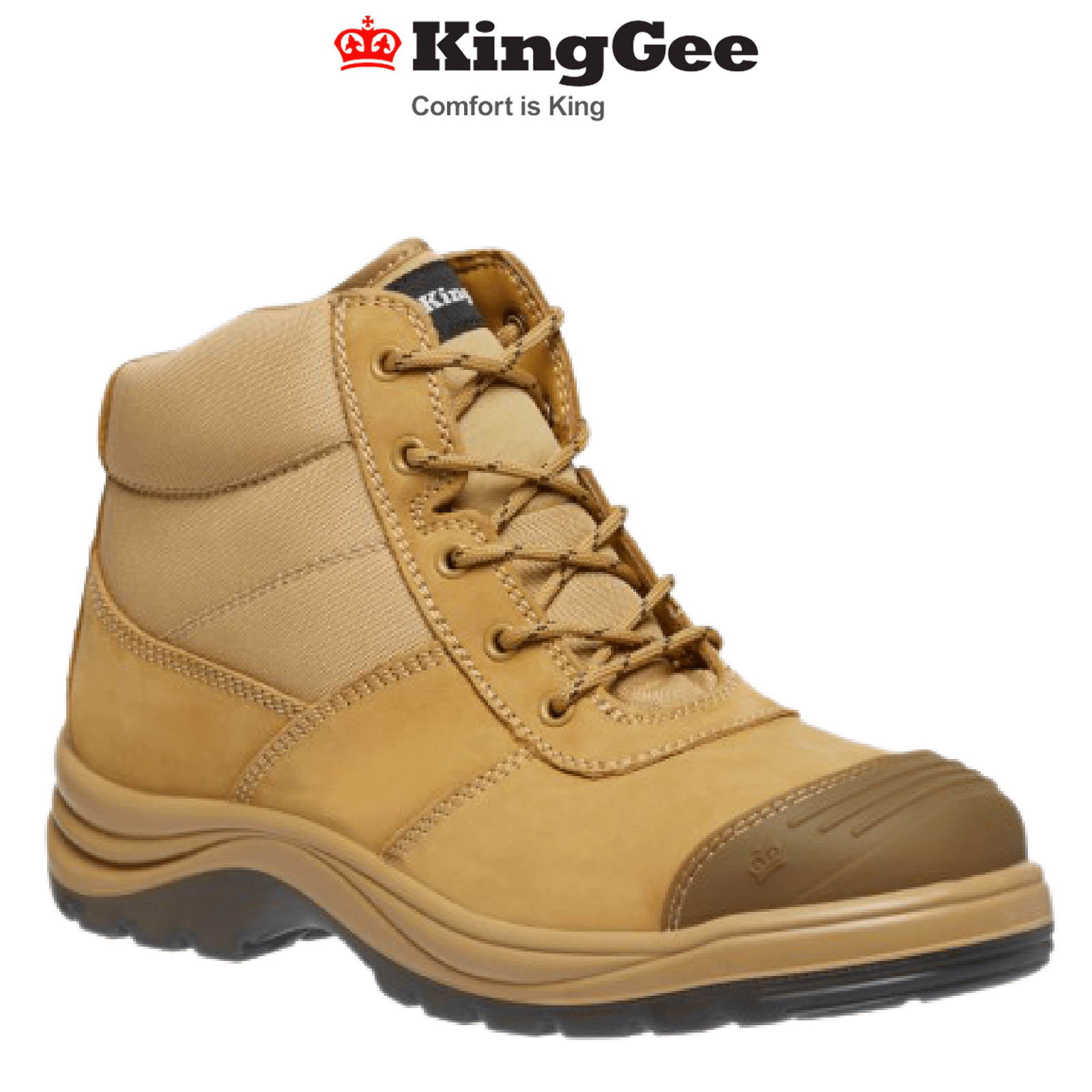 KingGee Mens Tradie Boot Waterproof Breathable Leather Work Boots Safety K27100 - Land to Coast