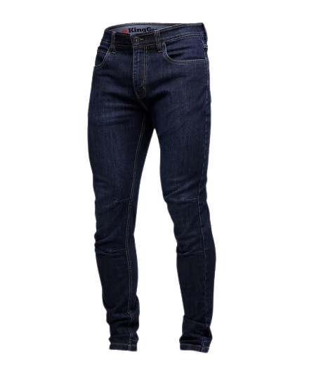 KingGee Mens Urban Coolmax Denim Slim Jeans Cotton Comfortable Gusset K13006 - Land to Coast