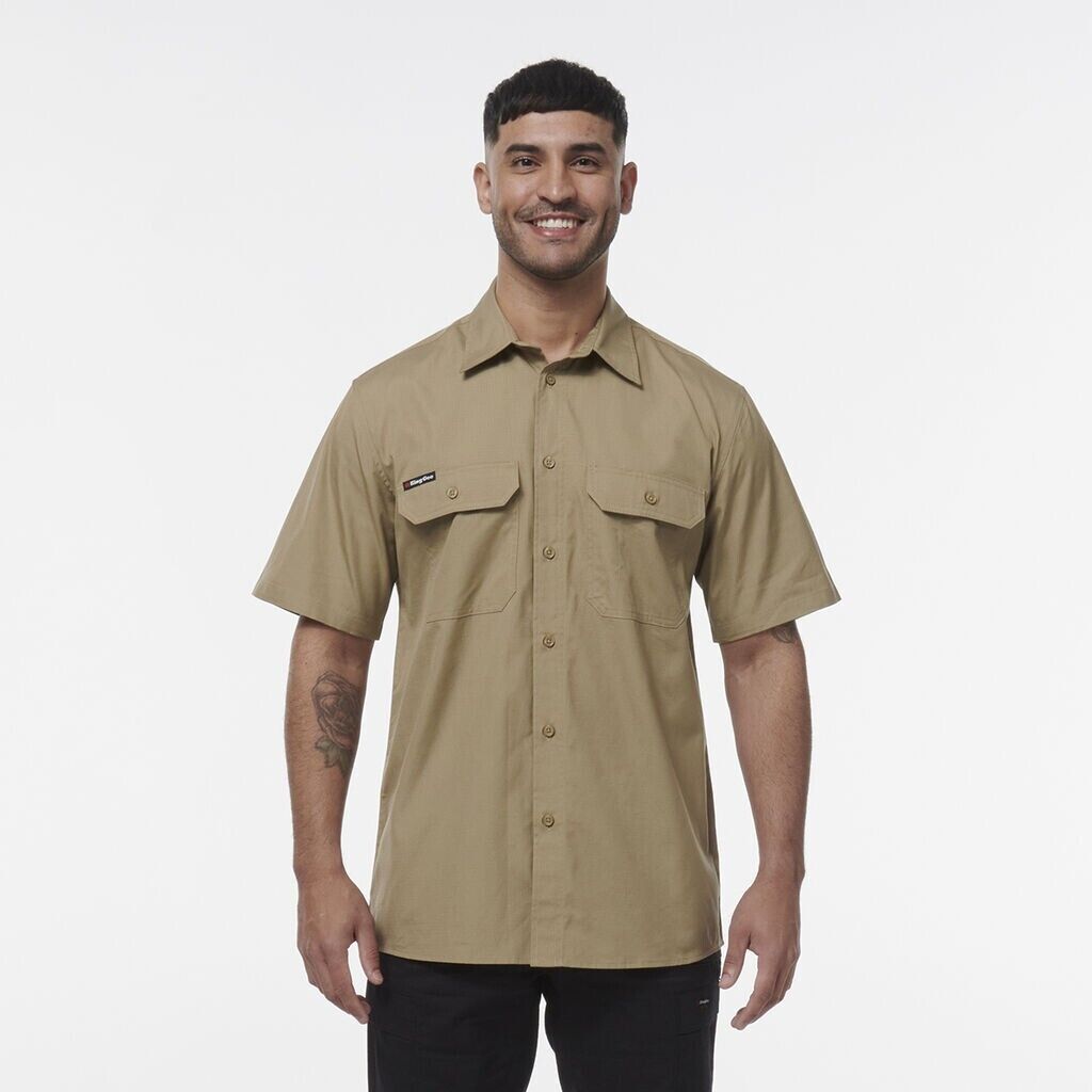 KingGee Mens Vented Workcool Breathable Pockets Lightweight Shirt K14030 - Land to Coast