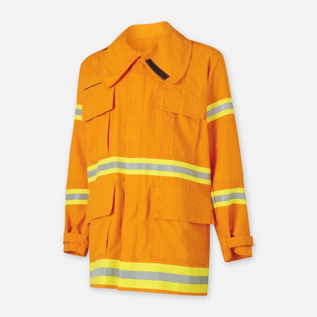 KingGee Mens Windlands Firefighting Thermal Protection Safety Hi Vis Coat K85000 - Land to Coast