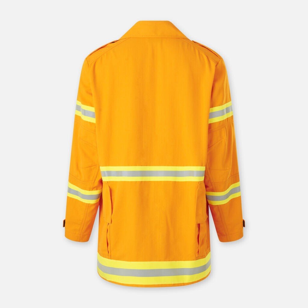 KingGee Mens Windlands Firefighting Thermal Protection Safety Hi Vis Coat K85000 - Land to Coast