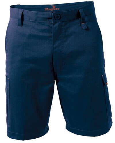 KingGee Mens Workcool 1 Shorts Workwear Modern Contoured Fit Cotton Comfy K17800 - Land to Coast