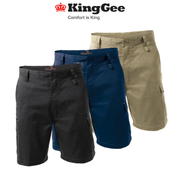 KingGee Mens Workcool 1 Shorts Workwear Modern Contoured Fit Cotton Comfy K17800 - Land to Coast