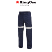 KingGee Mens Workcool 2 Reflective Pants Tape Ten Pockets Work Safety K53820 - Land to Coast