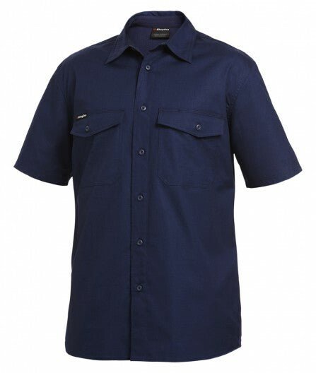 KingGee Mens Workcool 2 Shirt S/S Lightweight Breathable Comfort Workwear K14825 - Land to Coast