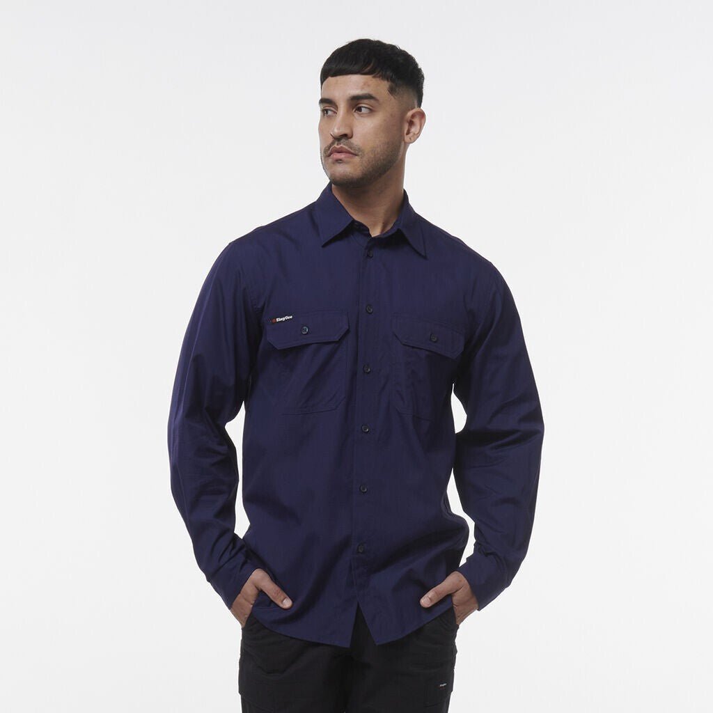 KINGGEE Mens Workcool Lightweight Workshirt Vented Breathable Shirt K14031 - Land to Coast