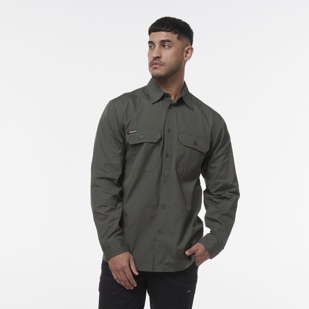 KINGGEE Mens Workcool Lightweight Workshirt Vented Breathable Shirt K14031 - Land to Coast