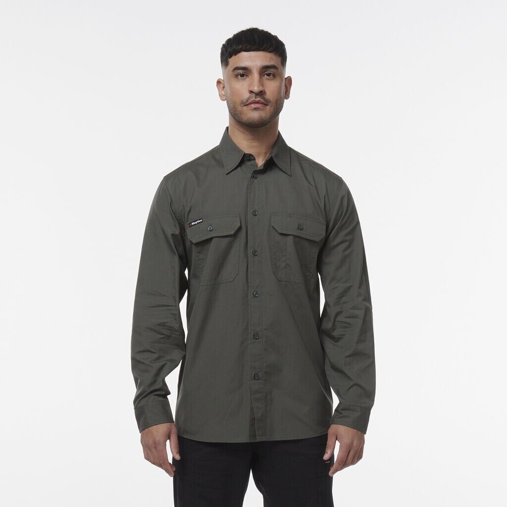 KINGGEE Mens Workcool Lightweight Workshirt Vented Breathable Shirt K14031 - Land to Coast