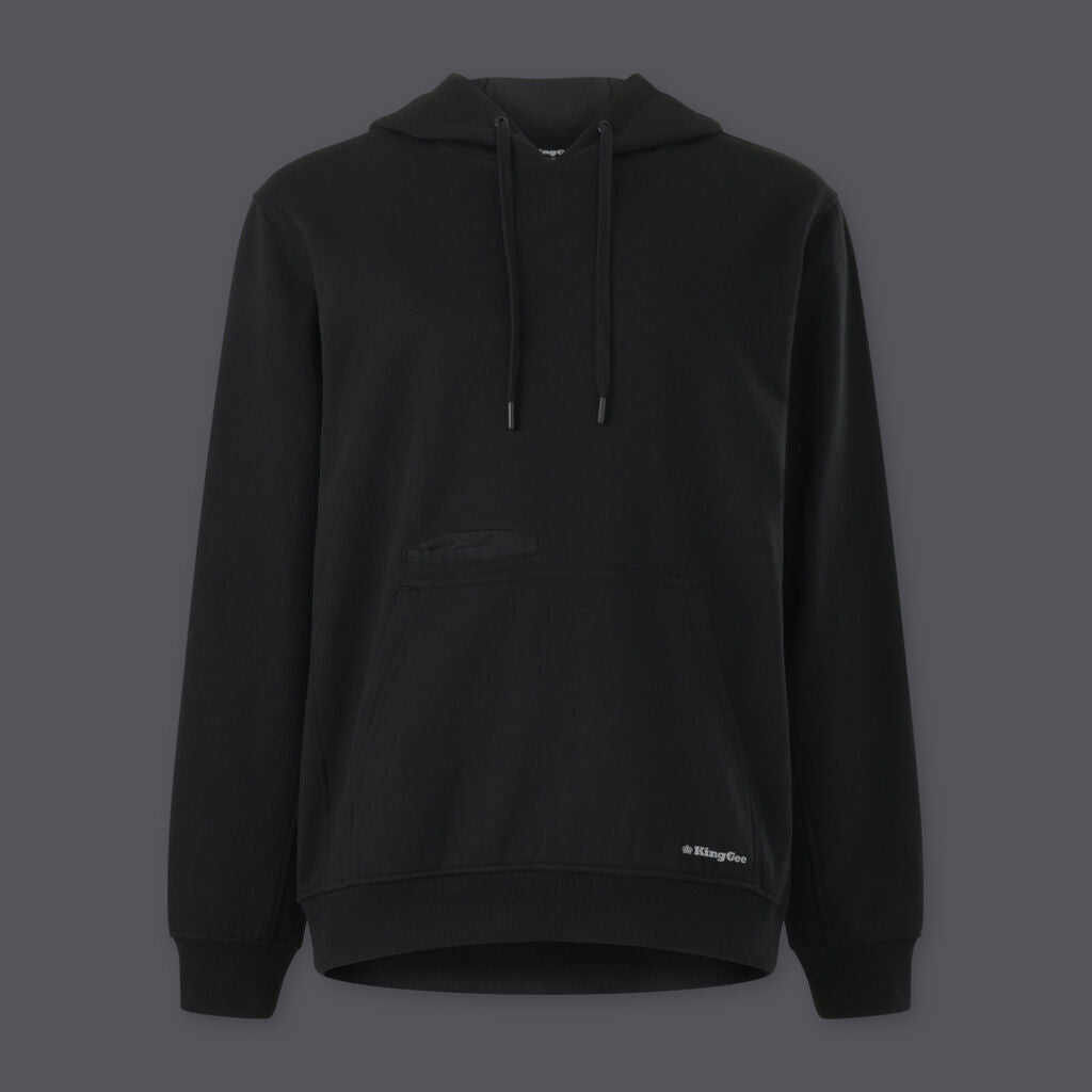 KINGGEE Originals Hoodie Fleece Winter Warm Comfy Ribbed Hems Draw Cord K05008 - Land to Coast