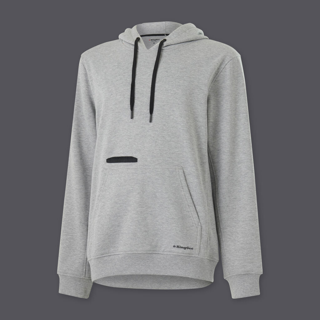 KINGGEE Originals Hoodie Fleece Winter Warm Comfy Ribbed Hems Draw Cord K05008 - Land to Coast