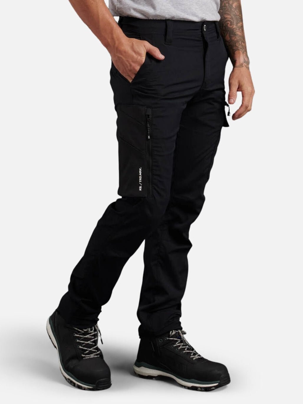 KingGee Trademark Cargo Pant Workmate Lightweight Stretch Ripstop Cordura K13022 - Land to Coast