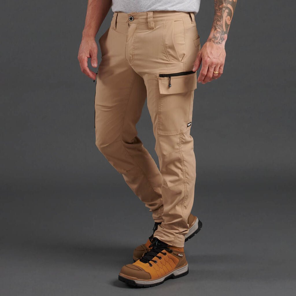 KingGee Trademark Cargo Pant Workmate Lightweight Stretch Ripstop Cordura K13022 - Land to Coast