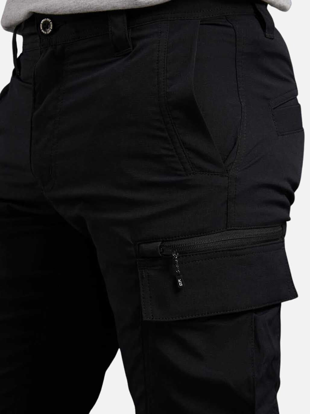 KingGee Trademark Cargo Pant Workmate Lightweight Stretch Ripstop Cordura K13022 - Land to Coast