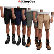 KingGee Trademark Lightweight Stretch KingGee Cargo Short Cordura Cord K17019 - Land to Coast
