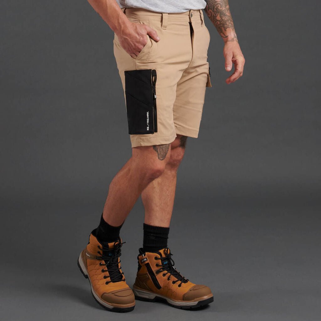 KingGee Trademark Lightweight Stretch KingGee Cargo Short Cordura Cord K17019 - Land to Coast