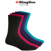 KingGee Womens Bamboo Work Socks Padded Footbed Workwear Soft Comfort K49270 - Land to Coast