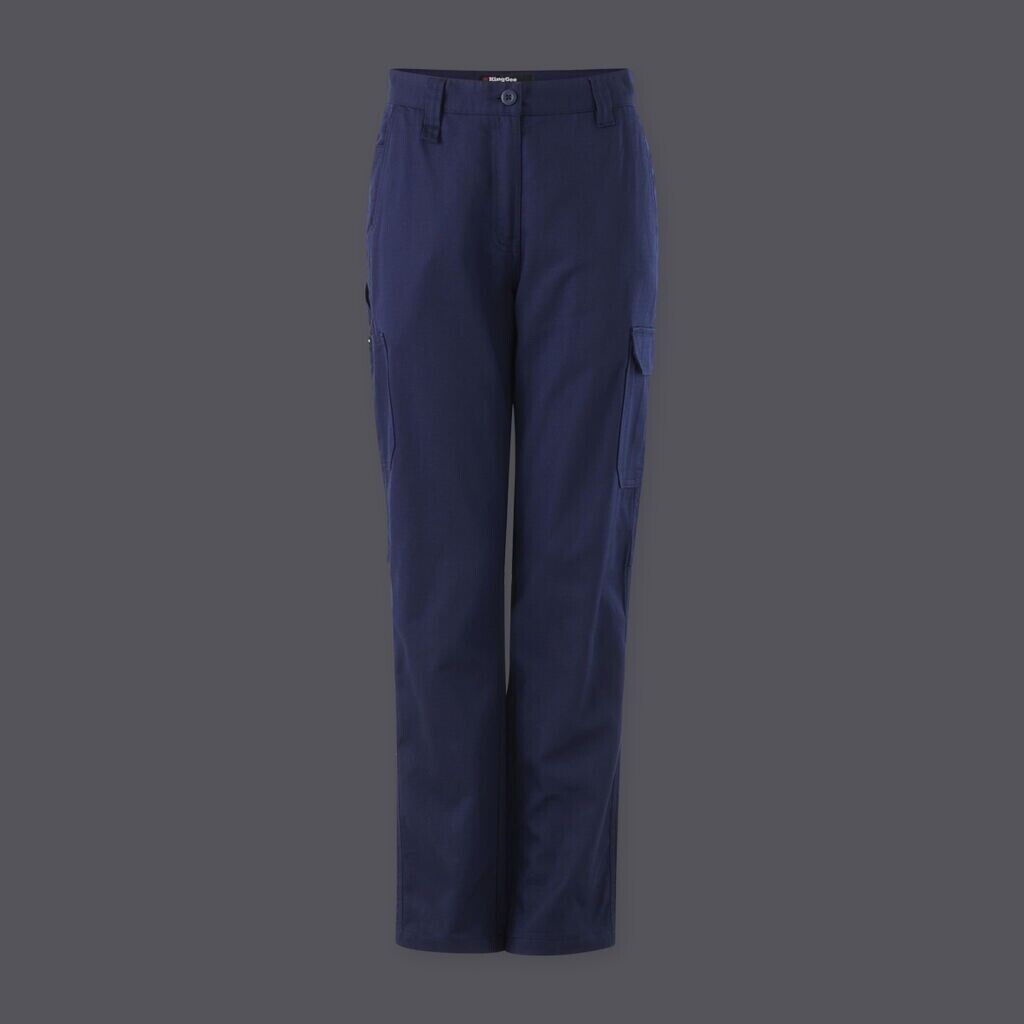 KingGee Womens Breathable Wookcool Knee Vented Comfy Cargo Pocket Pant K43021 - Land to Coast