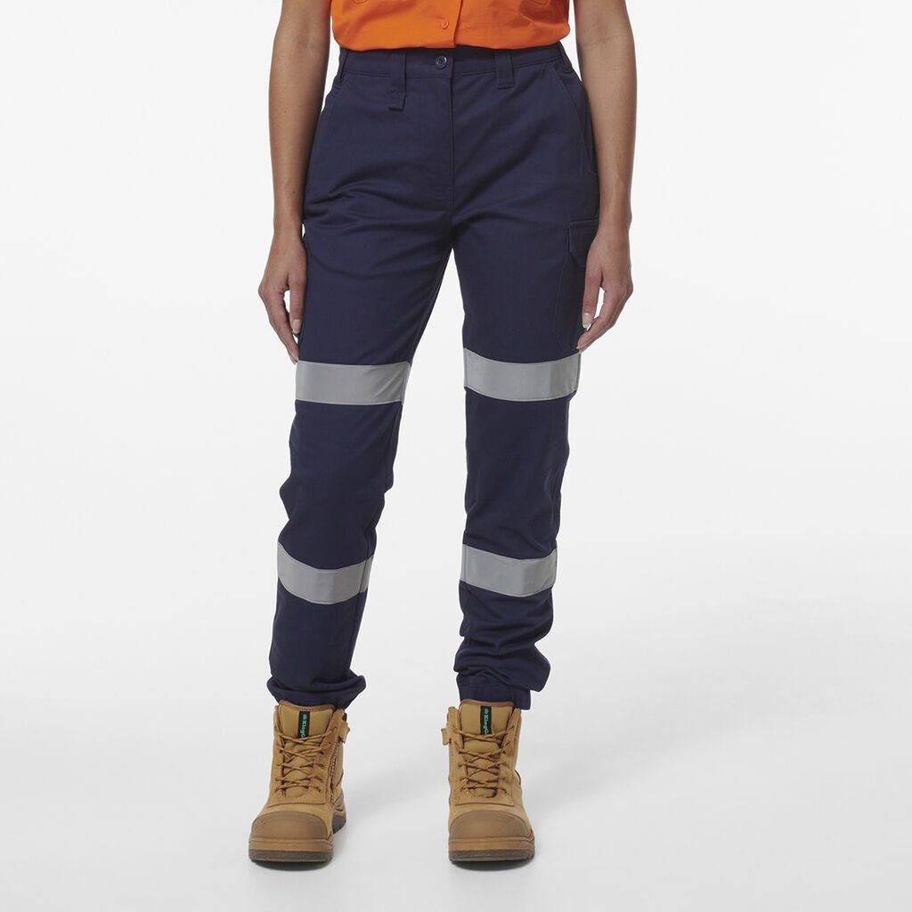 KingGee Womens Safety Stretch Bio Motion Cuff Comfy Pocket Comfort Pant K43009 - Land to Coast