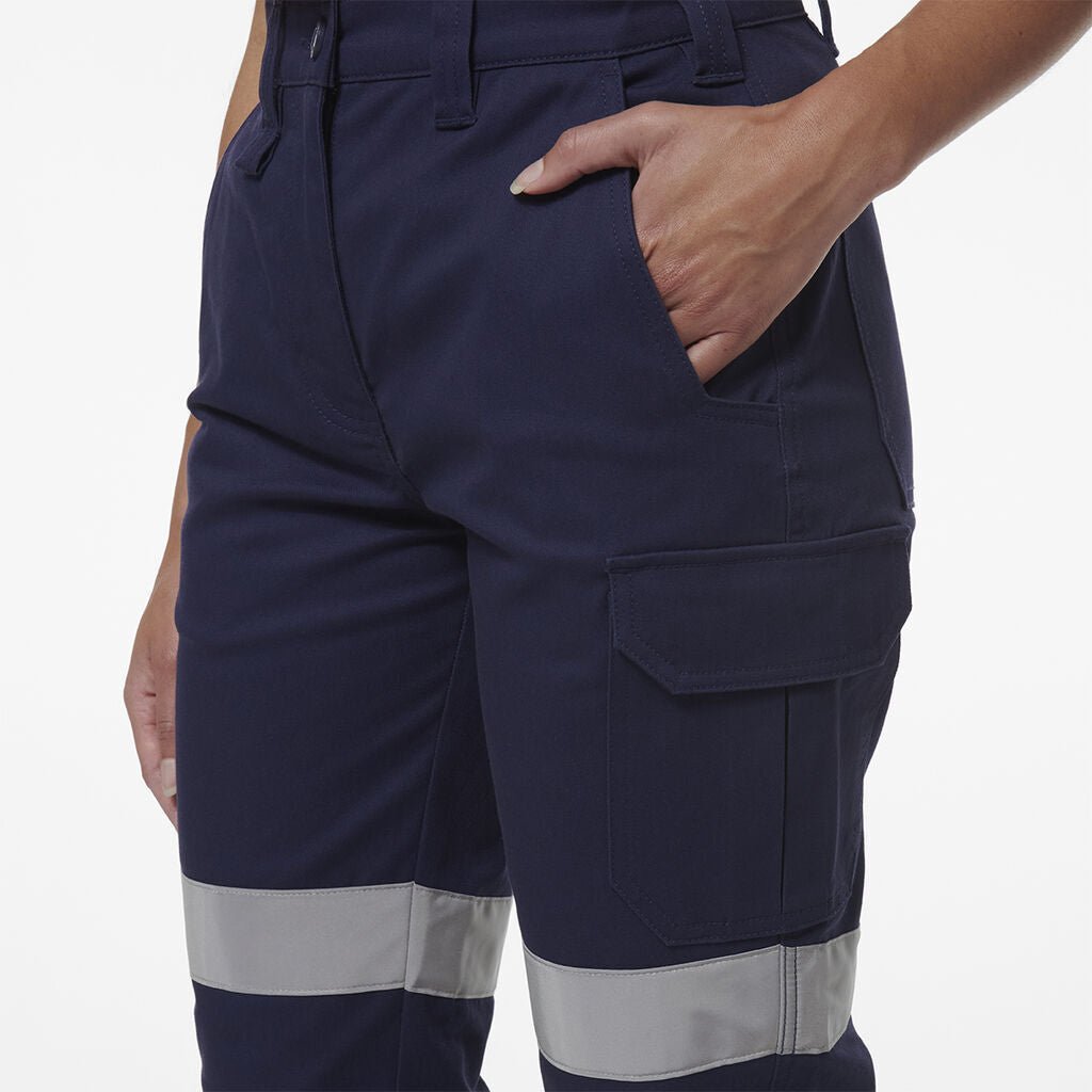 KingGee Womens Safety Stretch Bio Motion Cuff Comfy Pocket Comfort Pant K43009 - Land to Coast