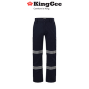 KingGee Womens Wookcool Vented Reflective Breathable Cargo Pant Taped K53012 - Land to Coast