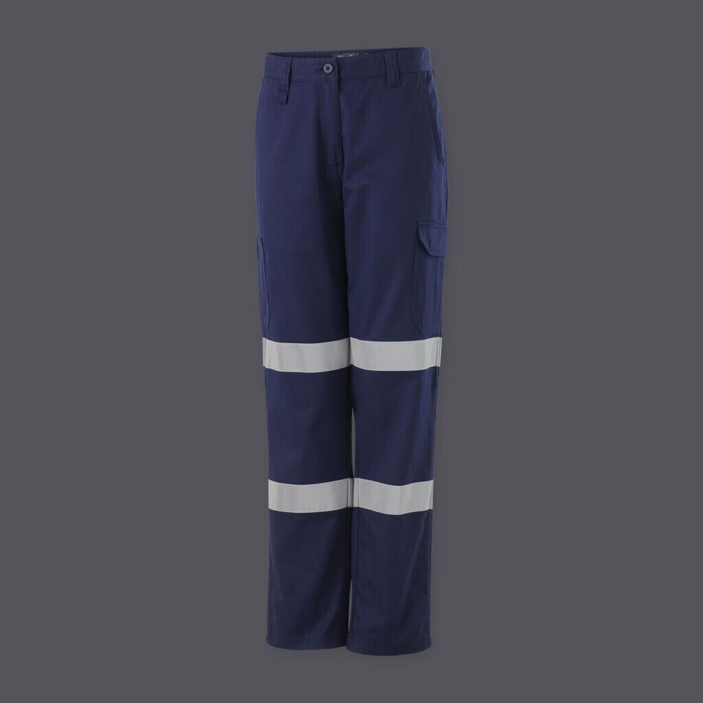 KingGee Womens Wookcool Vented Reflective Pants Pocket Cargo Pant Taped K43022 - Land to Coast