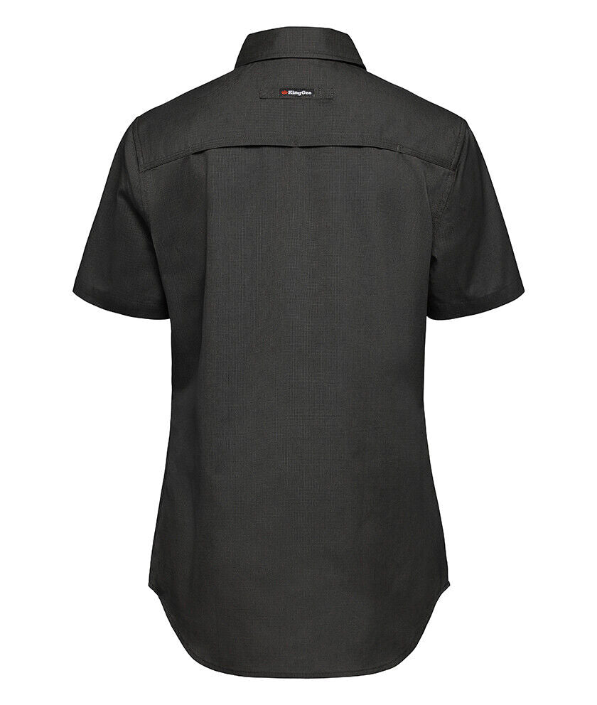 KingGee Womens Workcool 2 Shirt Short Sleeve Lightweight Breathable Work K44205 - Land to Coast