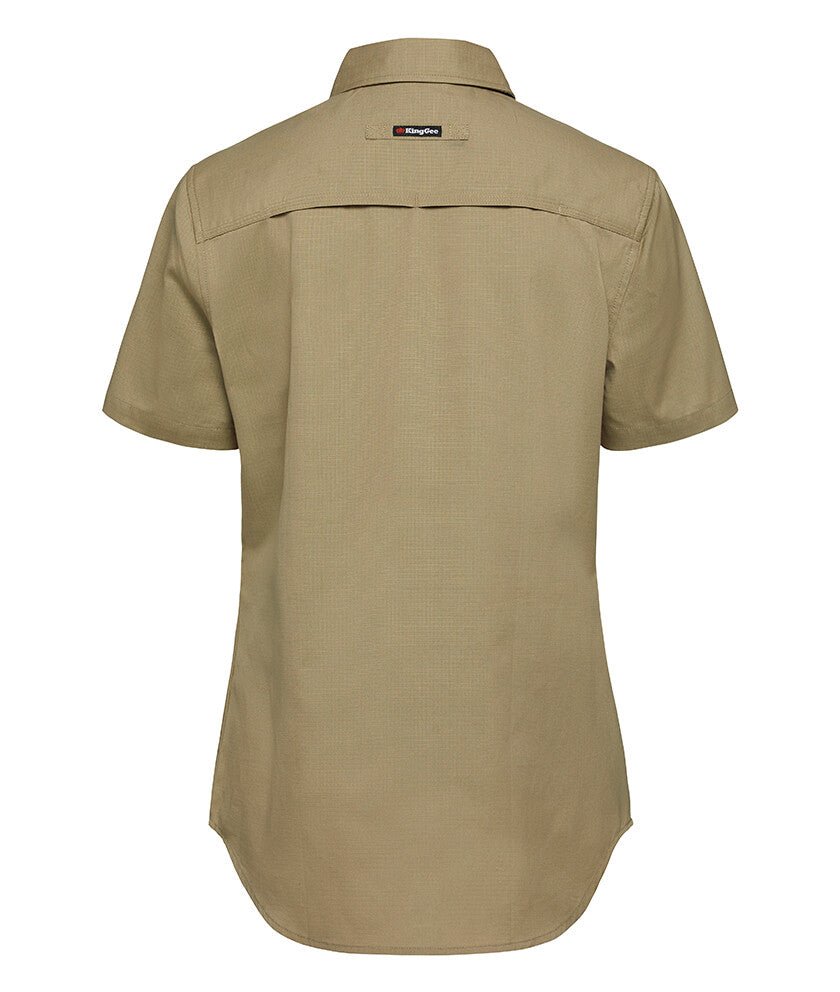 KingGee Womens Workcool 2 Shirt Short Sleeve Lightweight Breathable Work K44205 - Land to Coast