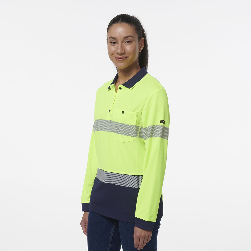 KingGee Womens Workcool Hyperfreeze Spliced With Segmented Tape K44223 - Land to Coast