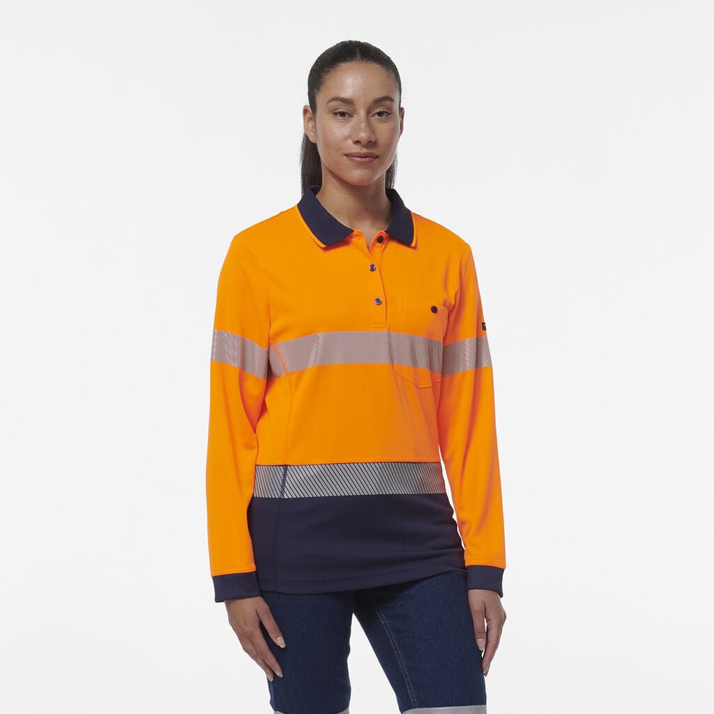 KingGee Womens Workcool Hyperfreeze Spliced With Segmented Tape K44223 - Land to Coast