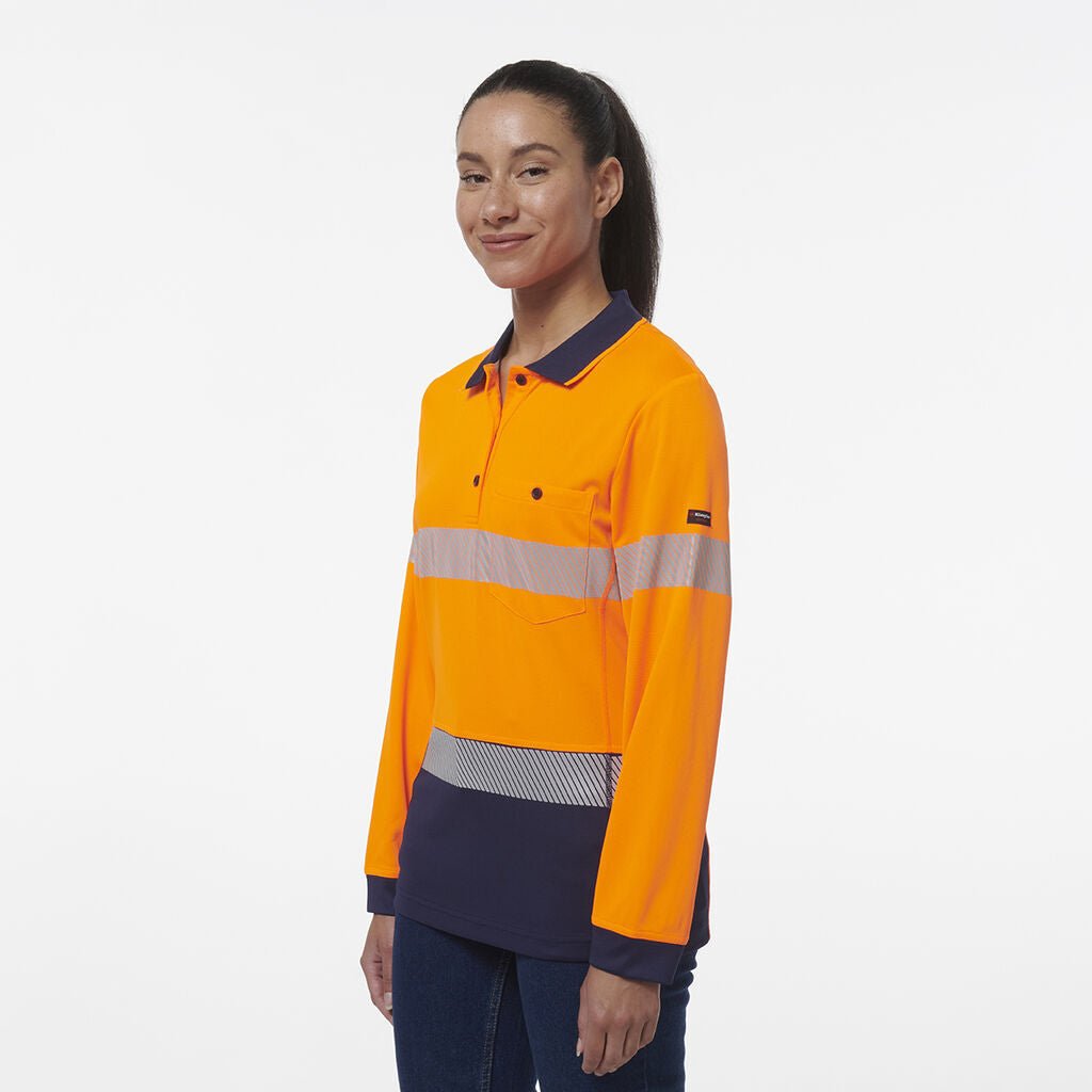 KingGee Womens Workcool Hyperfreeze Spliced With Segmented Tape K44223 - Land to Coast