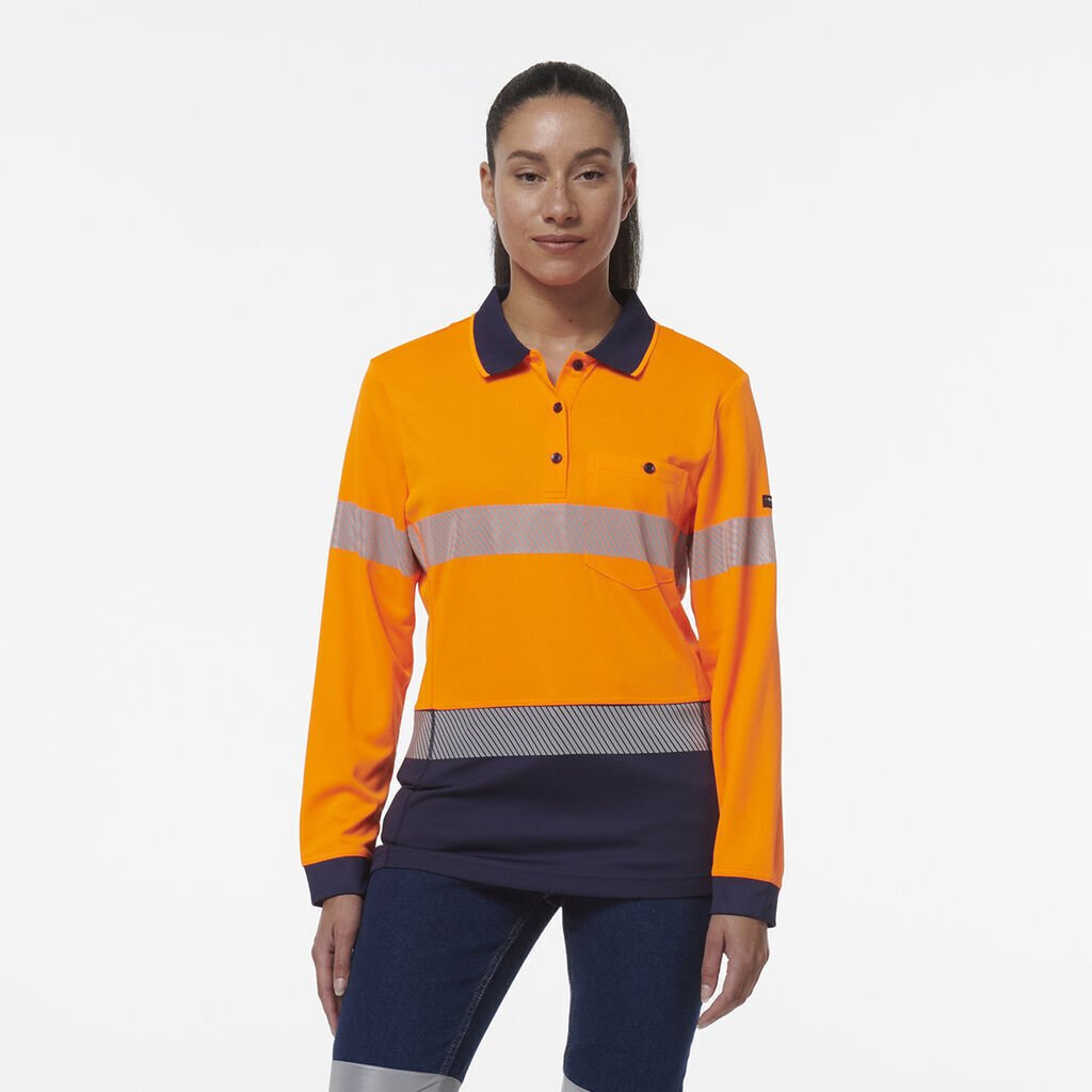 KingGee Womens Workcool Hyperfreeze Spliced With Segmented Tape K44223 - Land to Coast