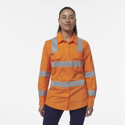KingGee Womens Workcool Lightweight Breathable Vented Vic Rail Work Shirt K44232 - Land to Coast