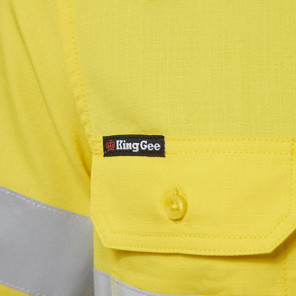 KingGee Womens Workcool Vented Reflective Short Sleeve Two Toned Shirt K44229 - Land to Coast