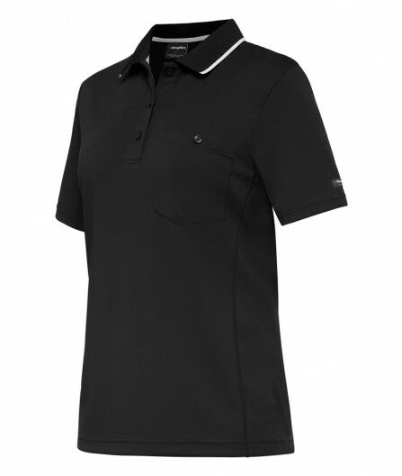 KingGee WorkCool Womens Spliced Polo S/S Shirt Comfort Work Hyperfreeze K44740 - Land to Coast