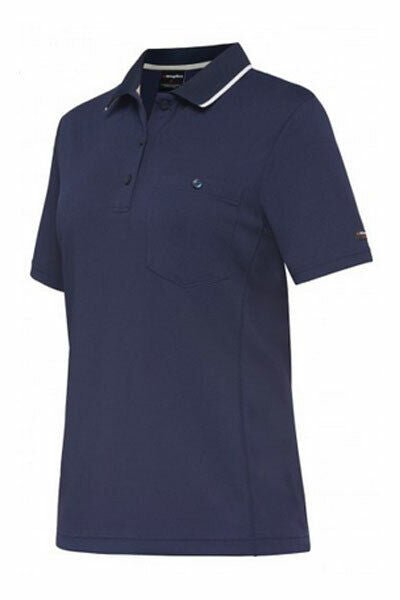 KingGee WorkCool Womens Spliced Polo S/S Shirt Comfort Work Hyperfreeze K44740 - Land to Coast